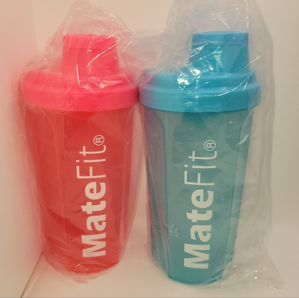 MateFIT Fitness Nutrition Shaker Bottle NWT